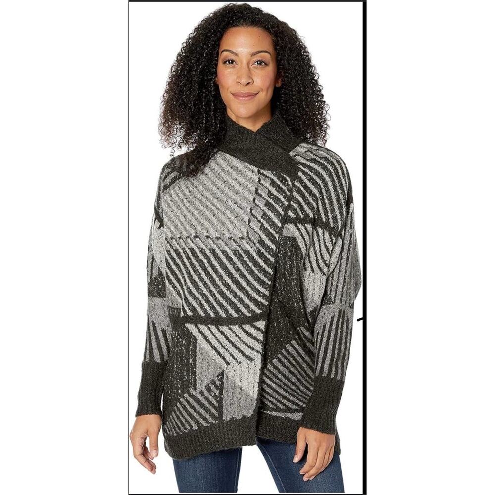 Prana Celadine Sweater Women's Cardigan‎ Wrap Size XS S Oversized Cozy Wrap Wool